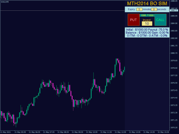 Binary Options Trading Simulator for MT4