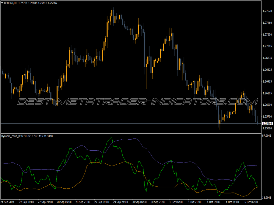 Dynamic Zone Rsi Two MT4 Indicator