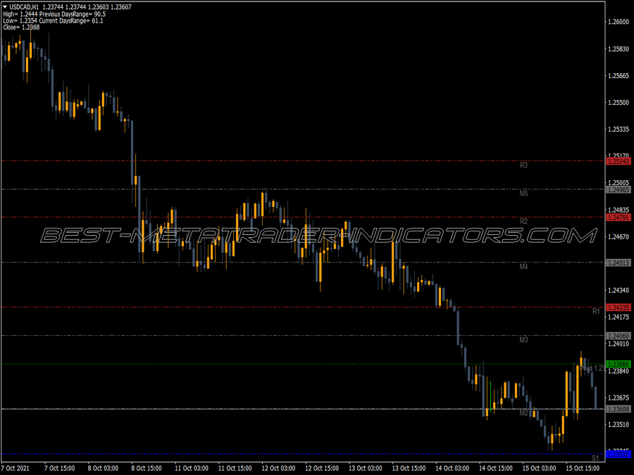 Pivot Custom Time Indicator