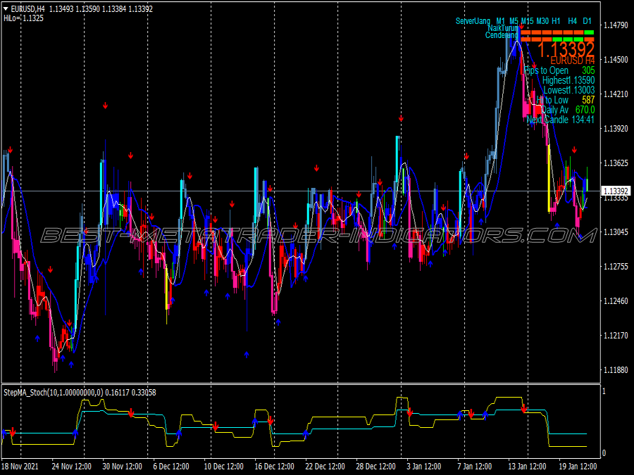 Gann Activator Swing Trading System for MT4