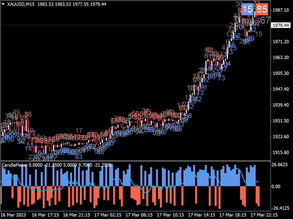 Candle Meter Indicator for MT4