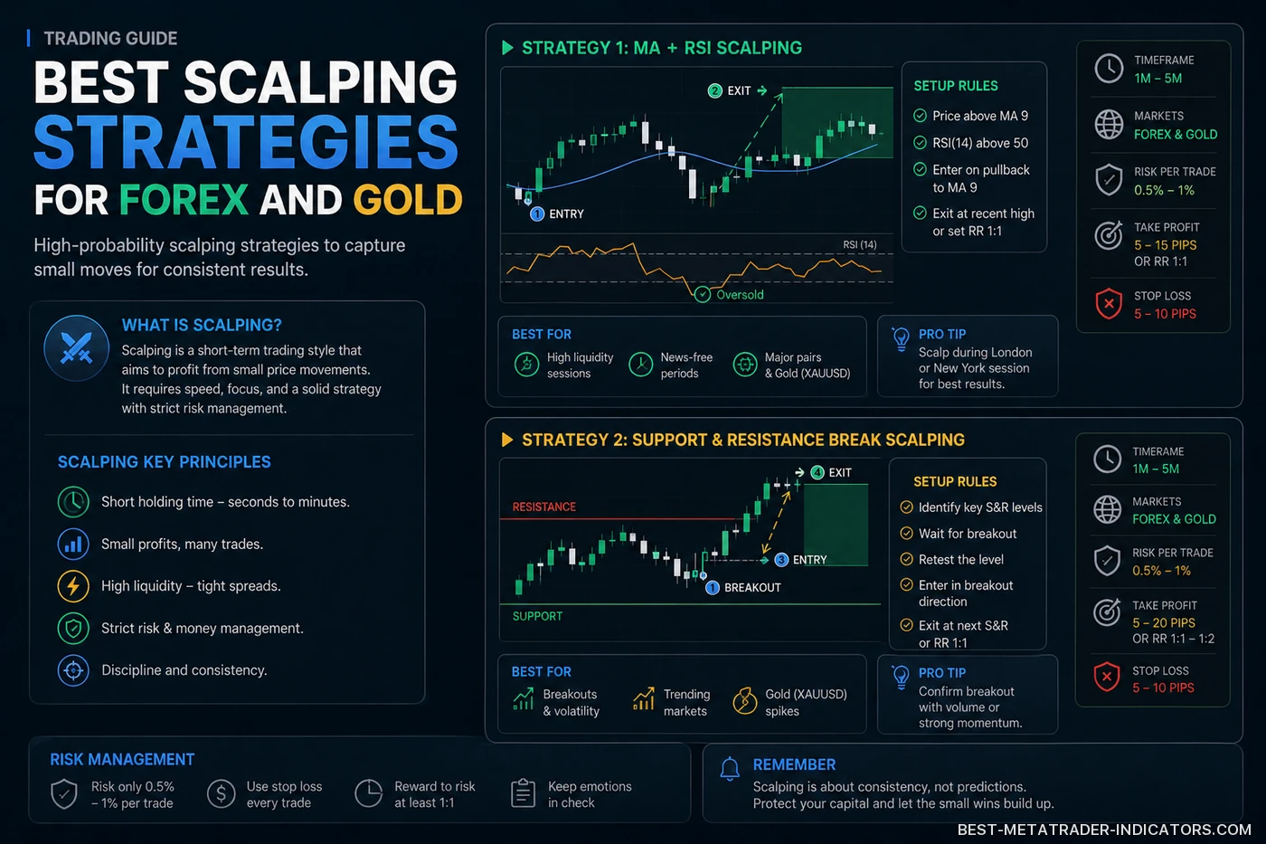 Best Scalping Strategies for Forex and Gold in 2026