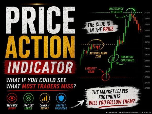 Advanced price action indicator highlighting smart money moves and hidden breakout confirmations